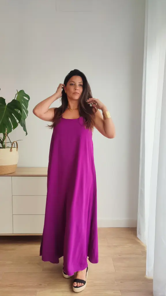 Vestido Luna Buganvilla