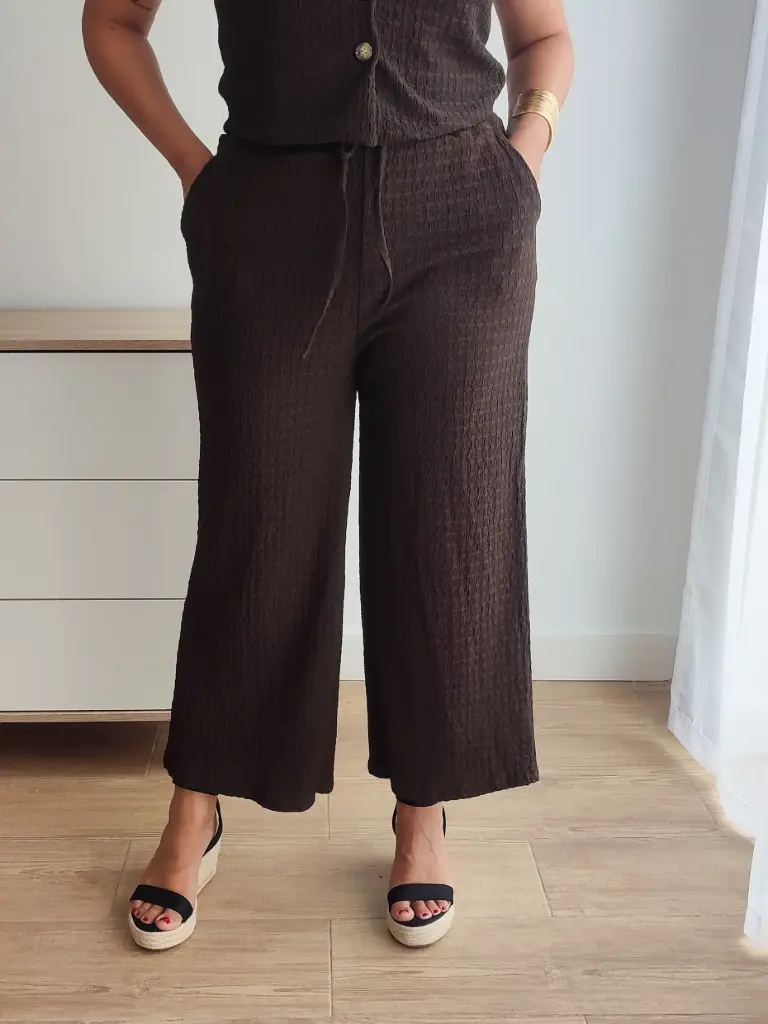 [9682] Pantalón Azahara Chocolate