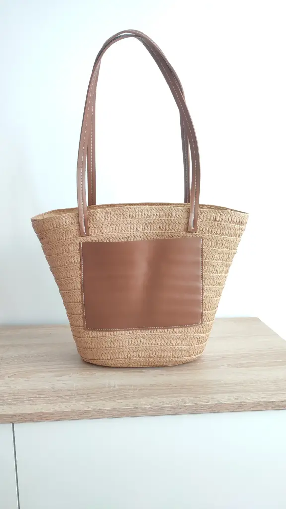[45550] Bolso tote rafia