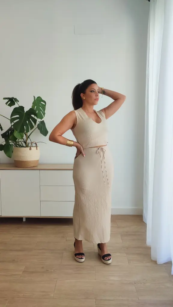 [20061] Conjunto Azahara Beige