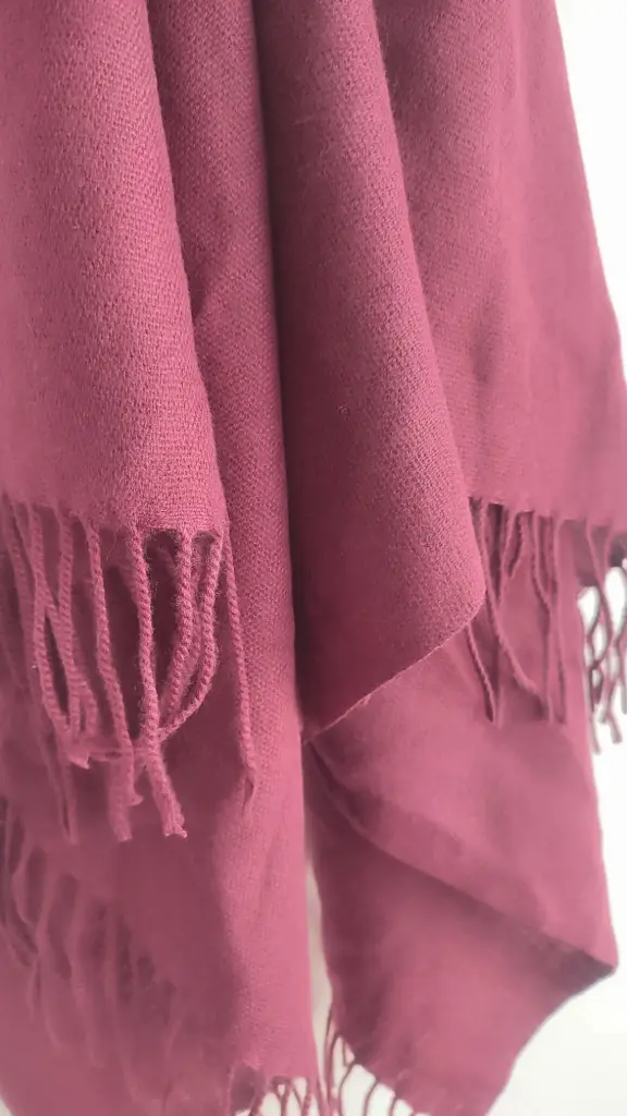 [JW4321] Pashmina Burdeos