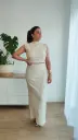 Falda Azahara Beige
