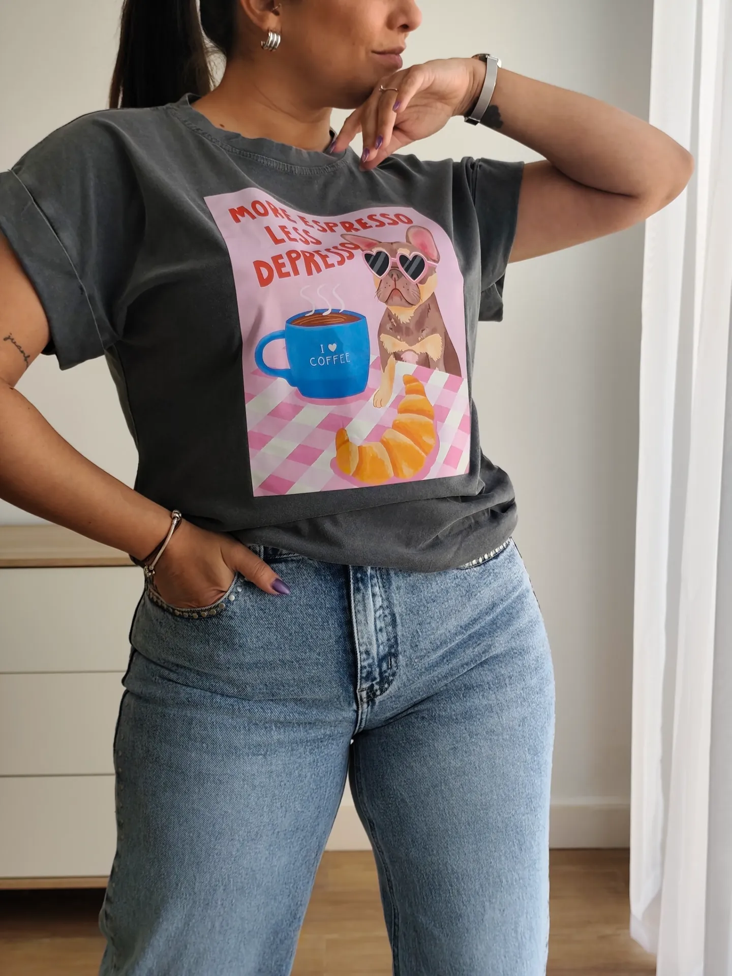 [81152] Camiseta Dog gris