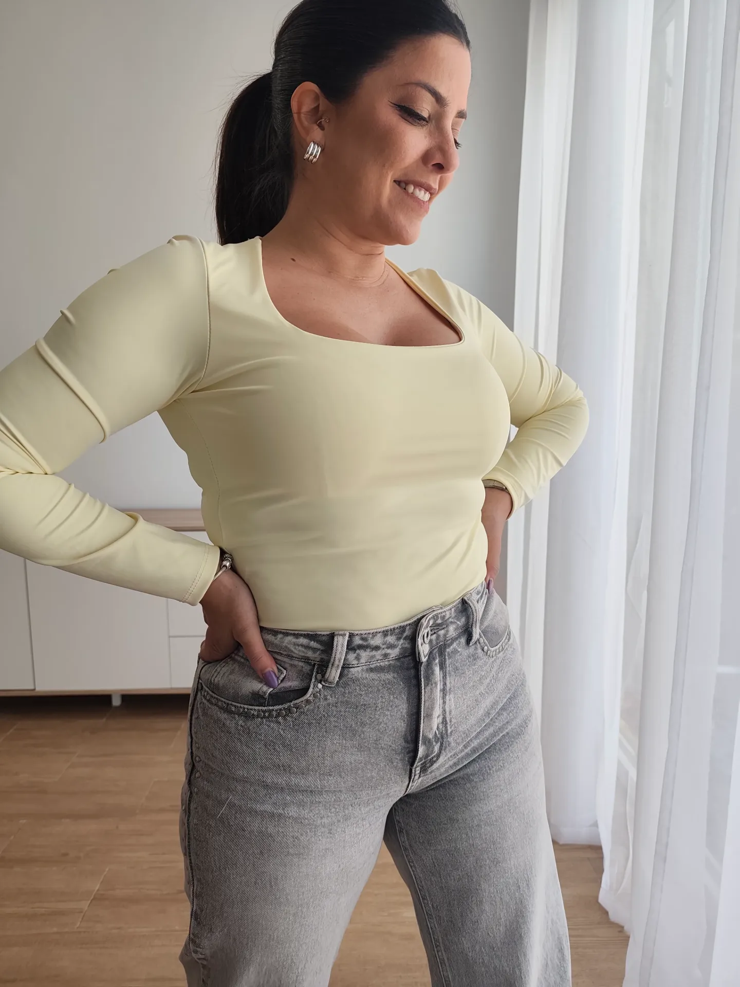 [24711] Camiseta Marta T.U. Amarilla