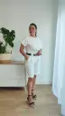 Short Bolonia Blanco
