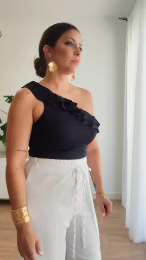 [9212] Top Frida Negro