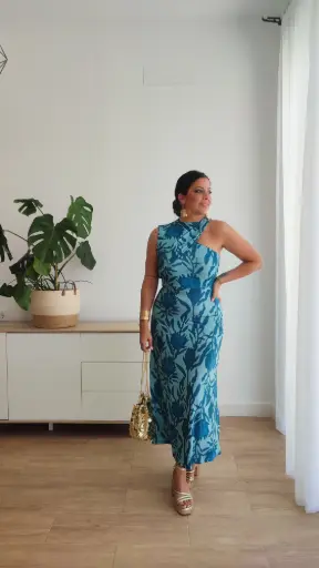 [5921] Vestido Indigo