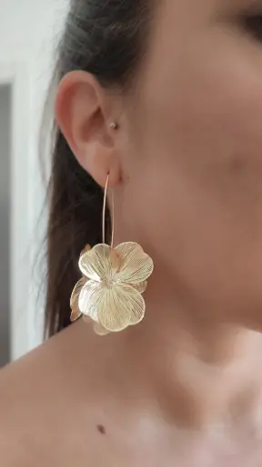 [1135] Pendientes Flor